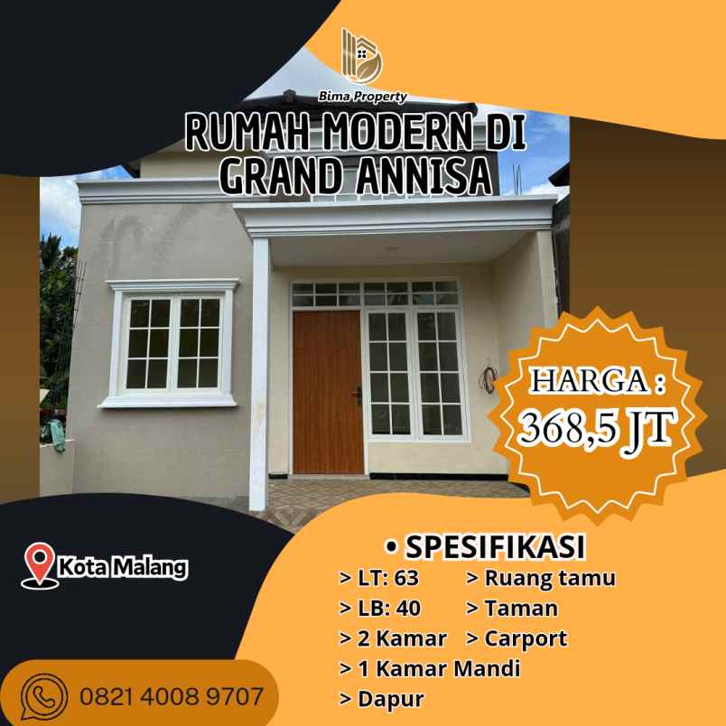 rumah modern di grand annisa