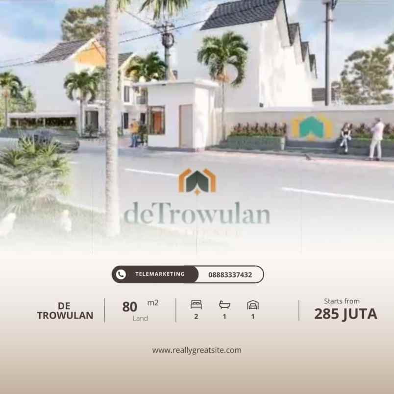 rumah modern lokasi strategis di mojokerto