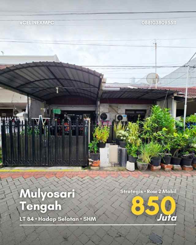 rumah mulyosari tengah strategis