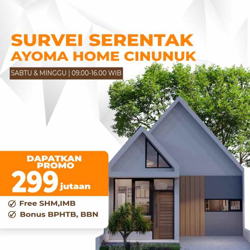 rumah murah di bandung ayoma homes cinunuk