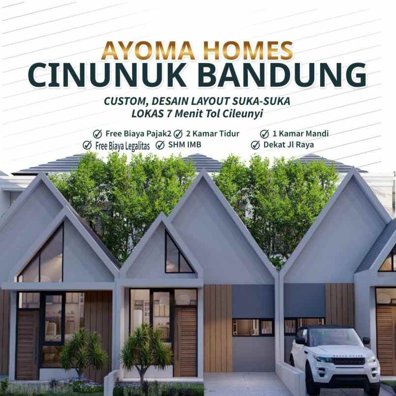 rumah murah di bandung ayoma homes cinunuk