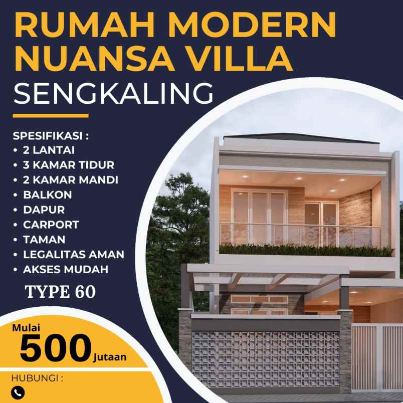 rumah murah elegan dekat kampus unisma malang