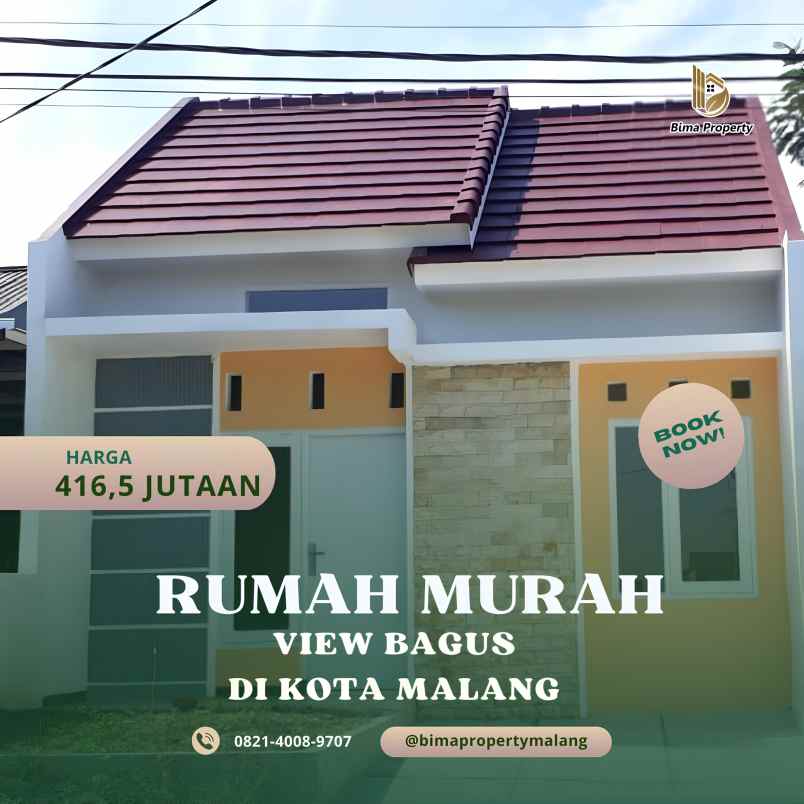 rumah murah pdam kota malang