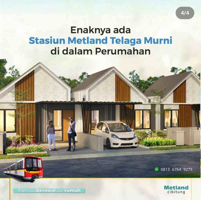 rumah perumahan metland cibitung