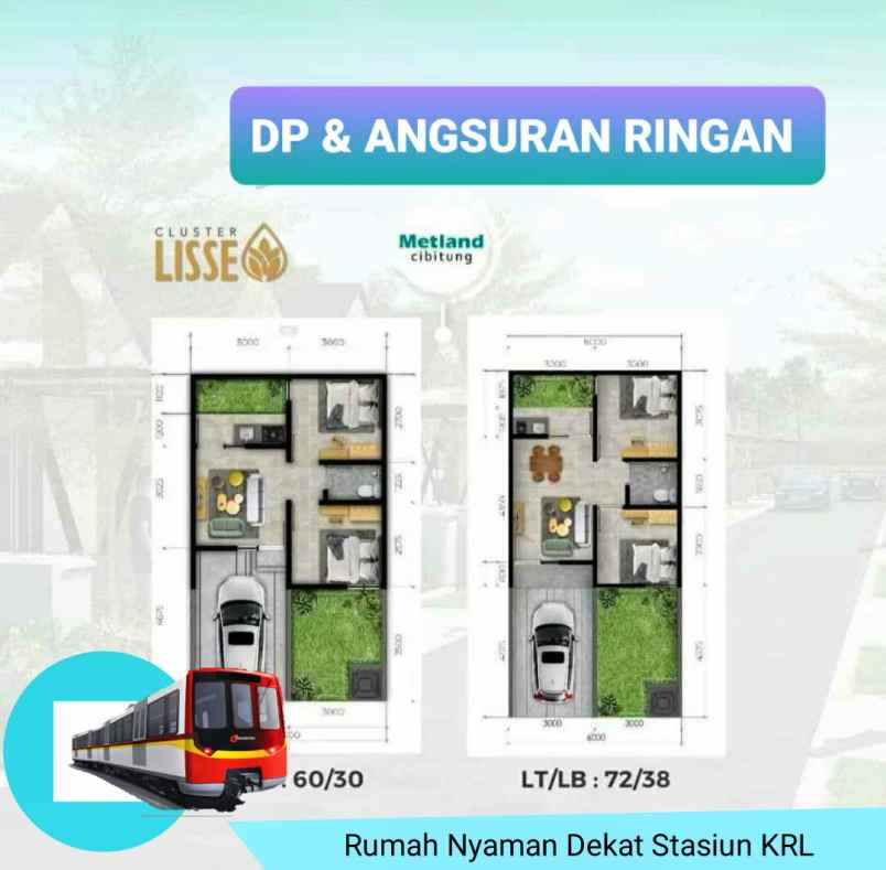 rumah perumahan metland cibitung