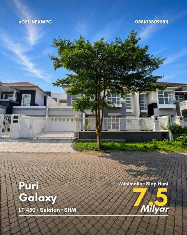 rumah puri galaxy minimalis siap huni