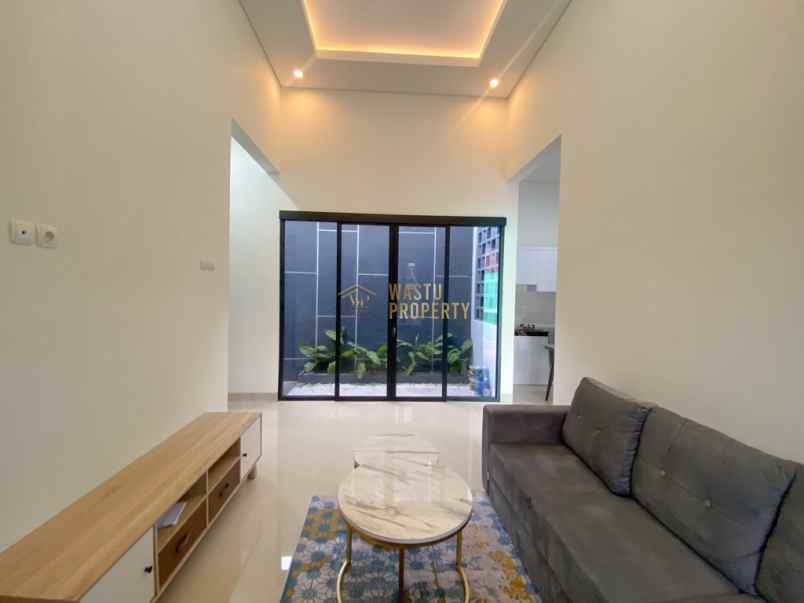 rumah semi furnish di ngaglik sleman siap huni