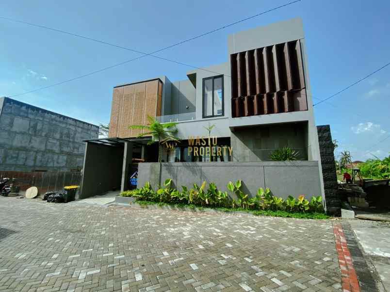 rumah siap huni view merapi dan privat pool di sleman