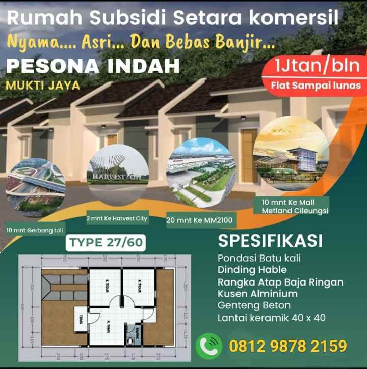 rumah subsidi anti bajir