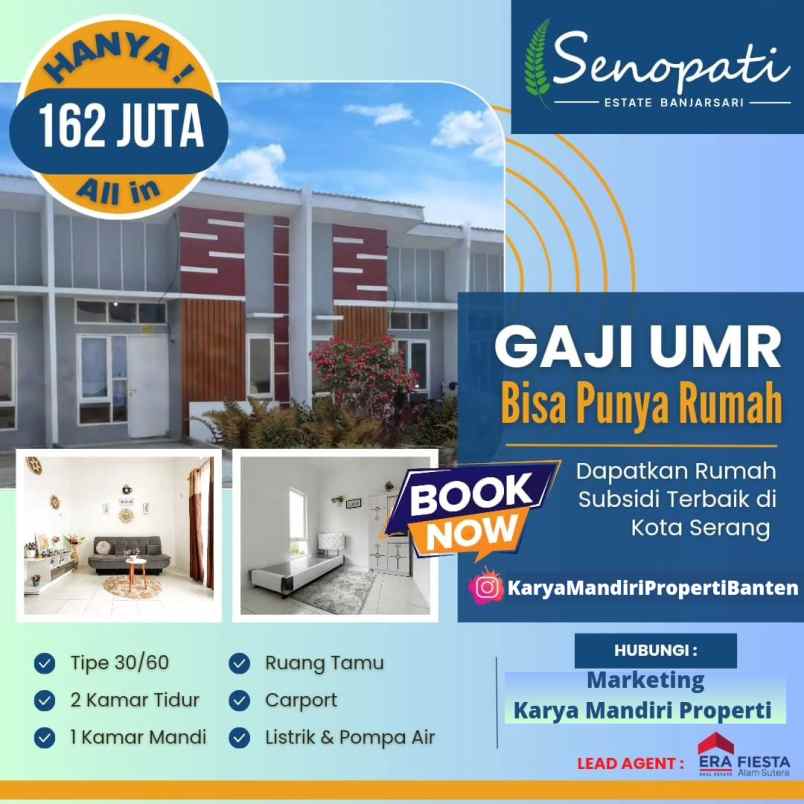 rumah subsidi senopati banjarsari serang