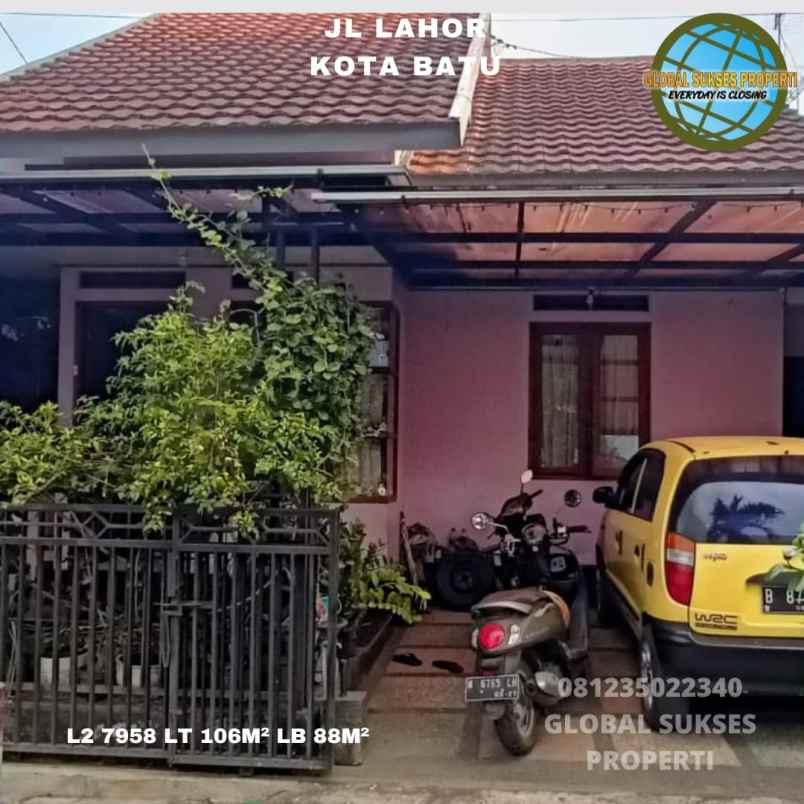 rumah tinggal minimalis siap huni di ngaglik kota batu