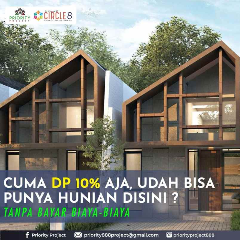 rumah tipe scandinavian under 800jt di kopo