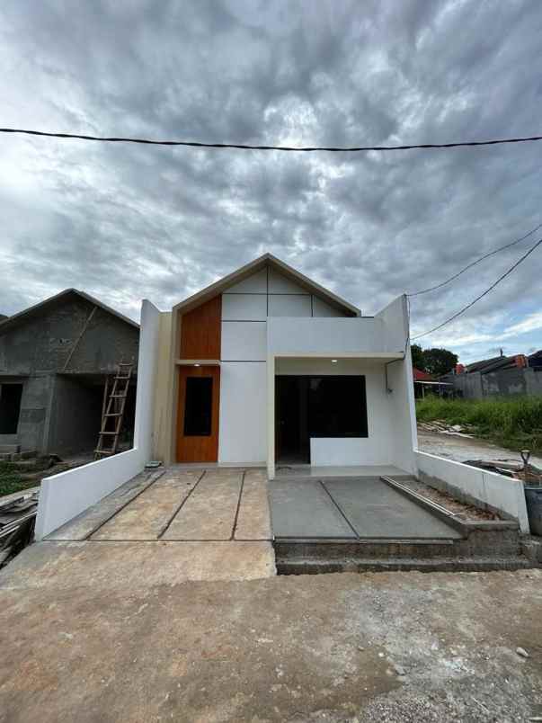 rumah tropis modern 1 lantai cicilan mulai 2 jutaan