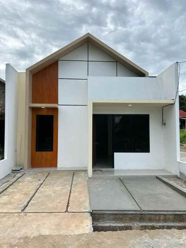 rumah tropis modern 1 lantai cicilan mulai 2 jutaan