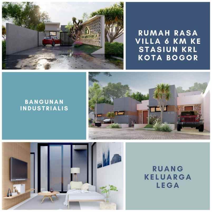 rumah villa dengan private pool di ciomas bogor