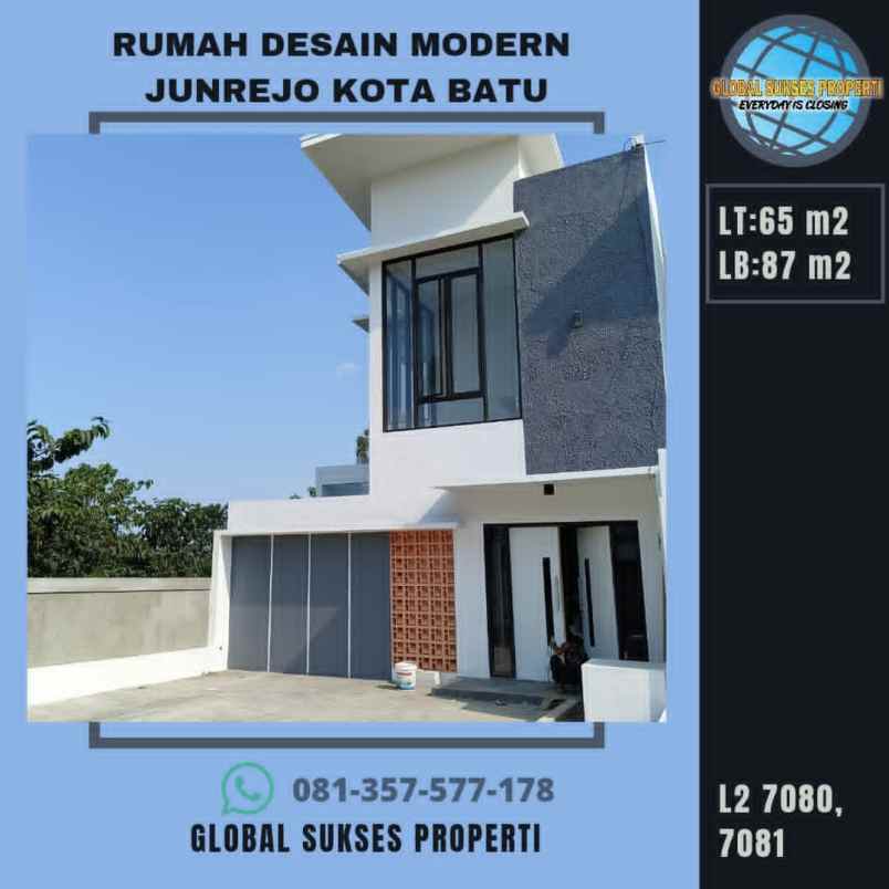 rumah villa modern super murah strategis di kota batu