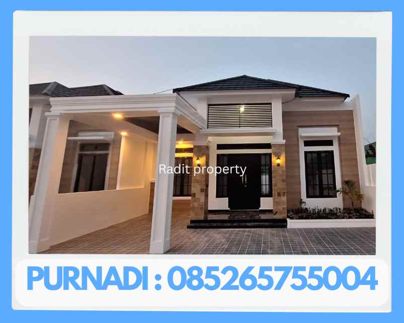 segera booking rumah cluster dekat unri