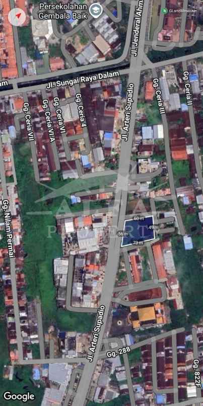 sewa cepat tanah luas strategis bonus lingkungan usaha