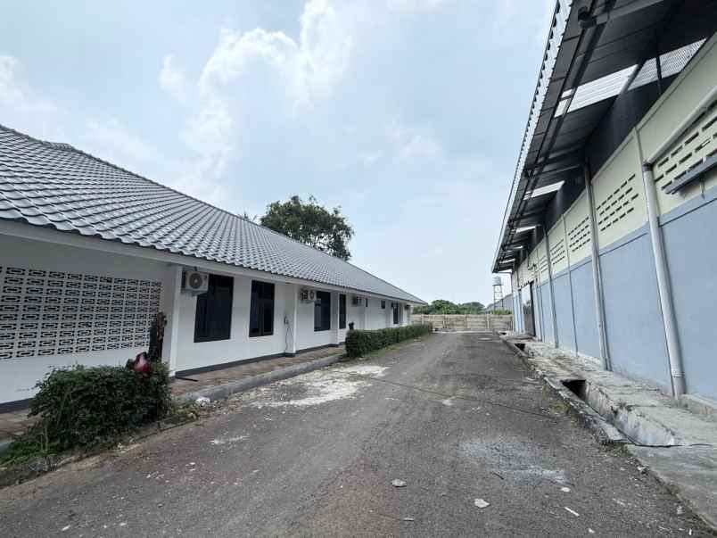 sewa gudang pabrik baru strategis klari karawang timur