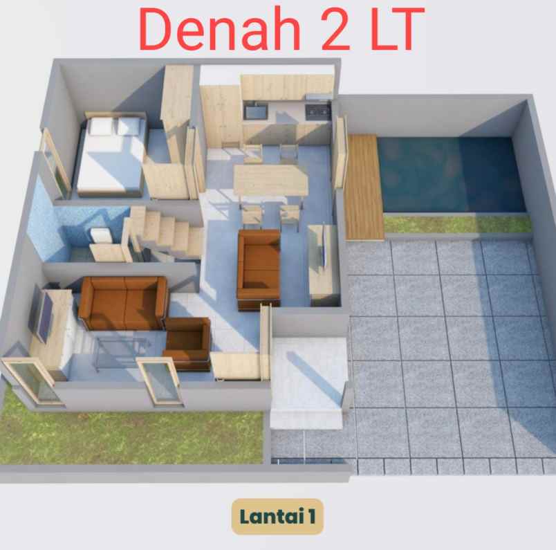 super mewah rumah townhouse shm di janti jogja