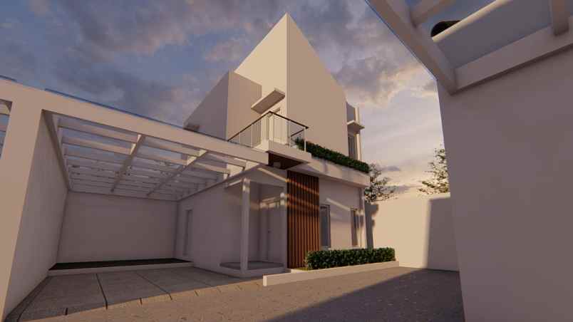 super mewah rumah townhouse shm di janti jogja