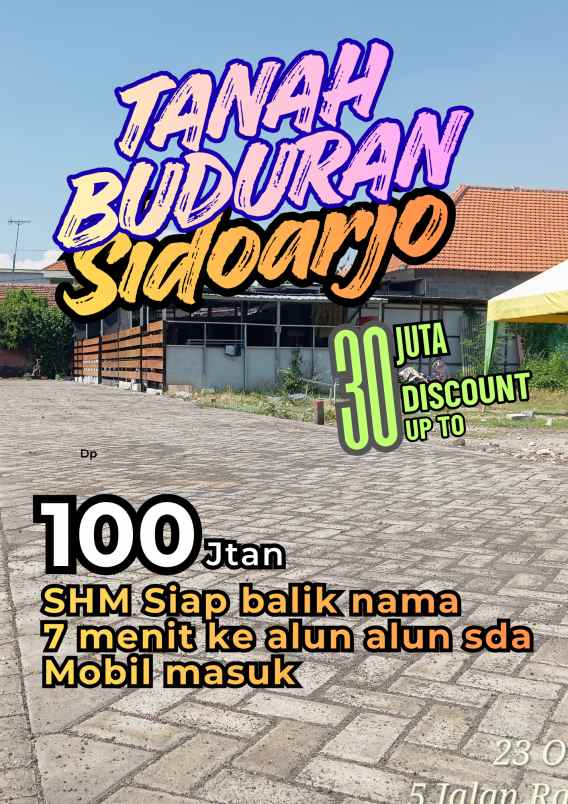 tanah murah buduran sidoarjo kota