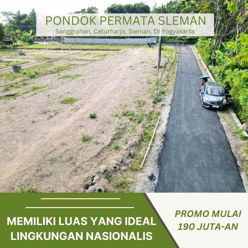 tanah pekarangan 190 juta an di dekat rsud sleman