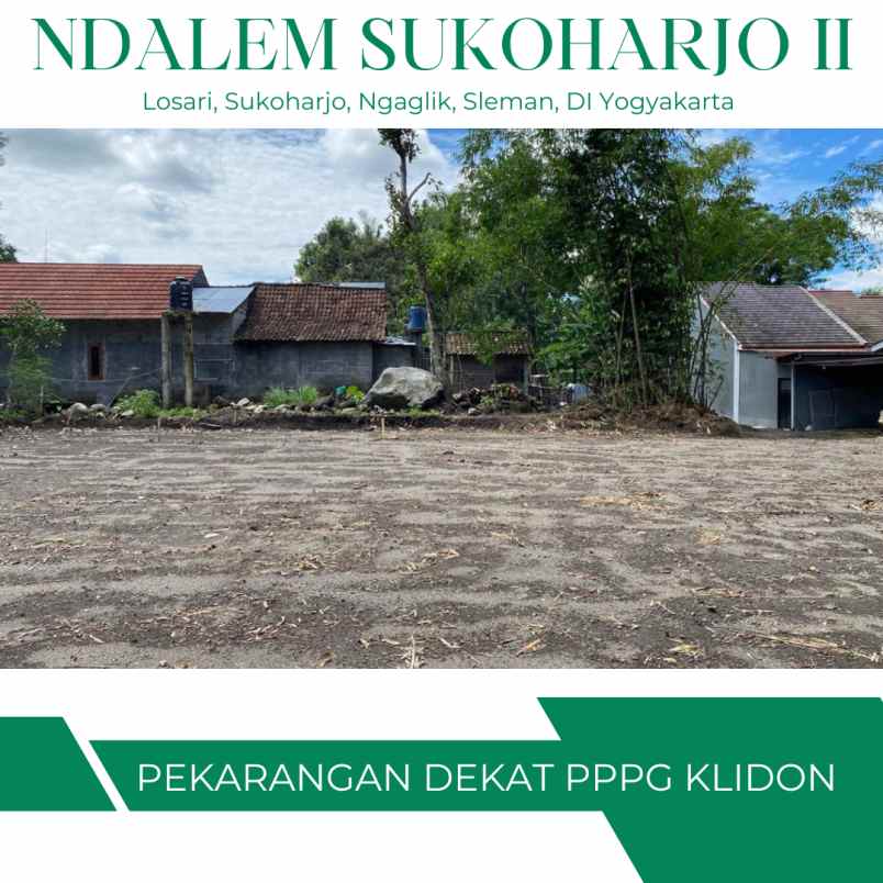 tanah pekarangan 2 juta meter di timur pppg klidon