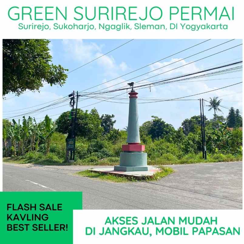 tanah pekarangan murah best seller di ngaglik