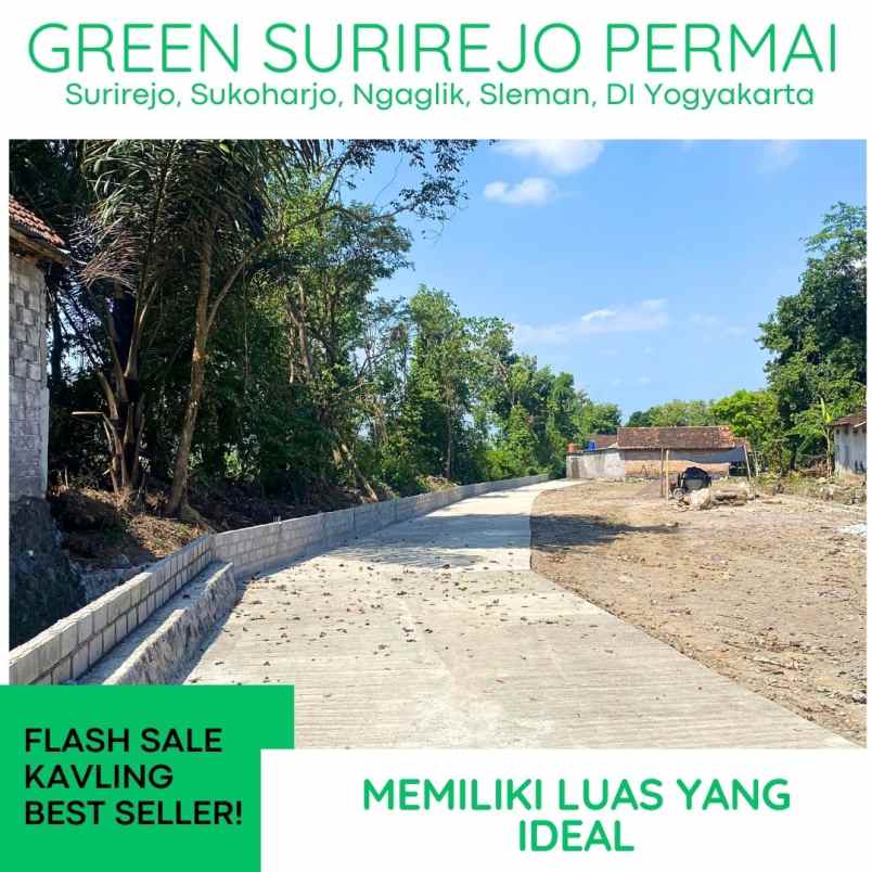 tanah pekarangan murah best seller di ngaglik