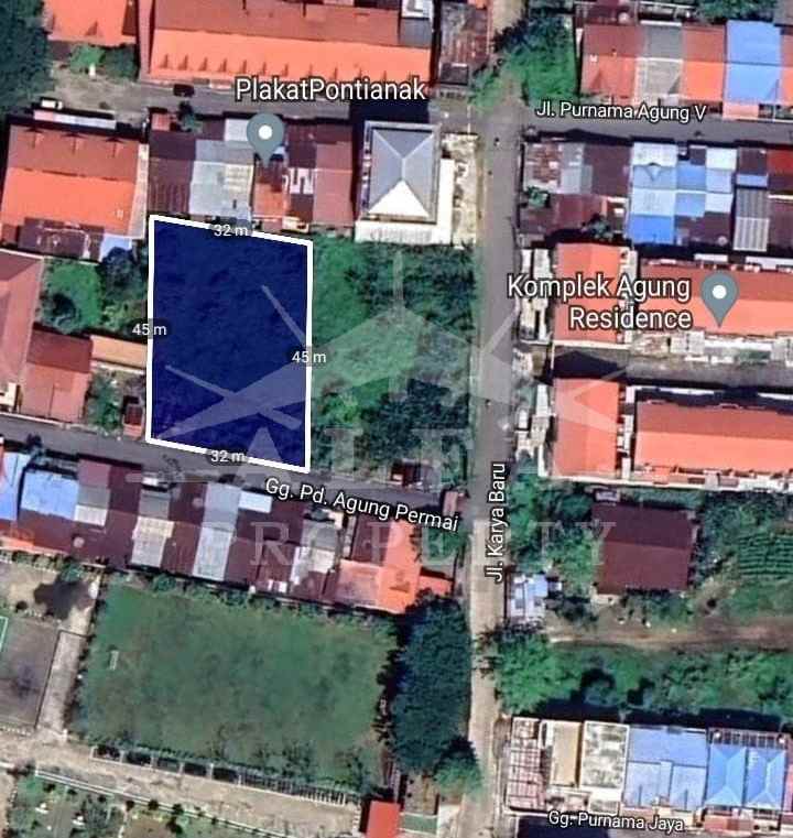 tanah premium cocok untuk kost exclusive kantor rumah