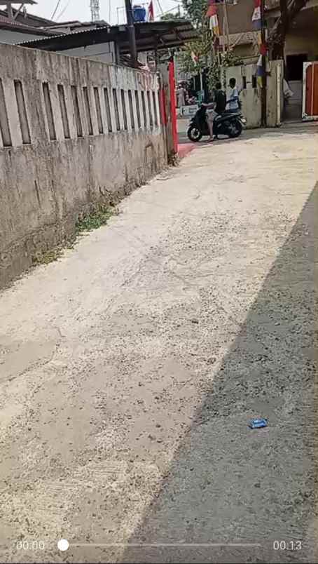 tanah siap bangun bagus 134 m2 kalibaru depok