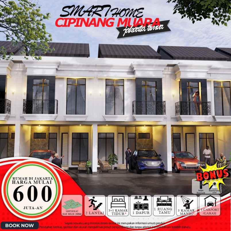 townhouse murah di cipinang muara jakarta timur