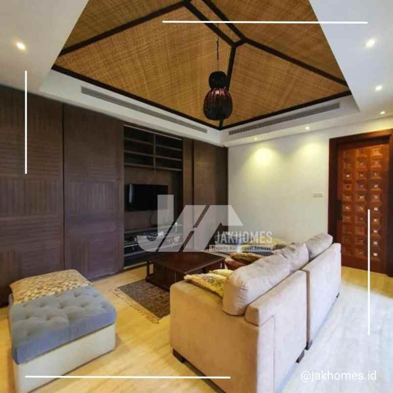 tropical modern house pondok indah