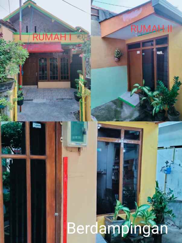 2 rumah jejer 1 lahan siap huni