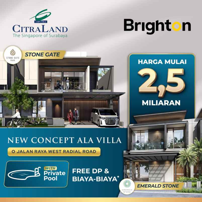 citraland cluster terbaru siap kpr bisa request pool