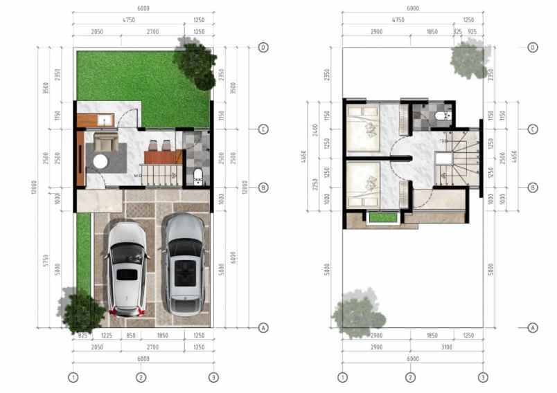 cluster 2 lt harga 700 jutaan di jatiasih