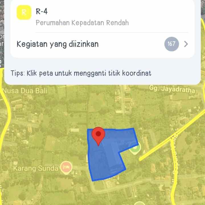 dijual 35 are jl gapura vista kutuh kuta selatan