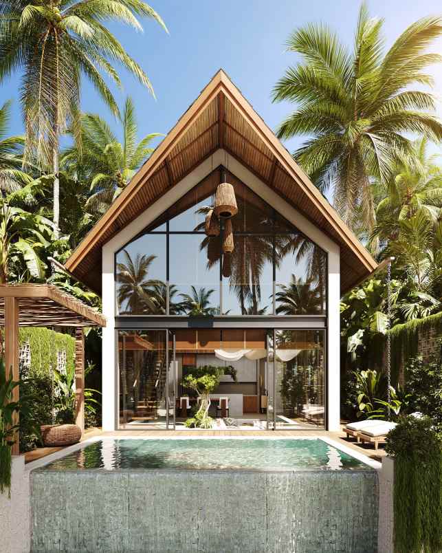 dijual disewakan dzen villas ubud bali