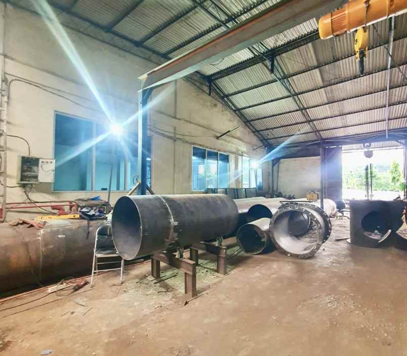 dijual gudang dan gedung di inspeksi kalimalang bekasi
