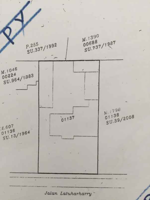 dijual murah tanah komersial di menteng jakarta pusat