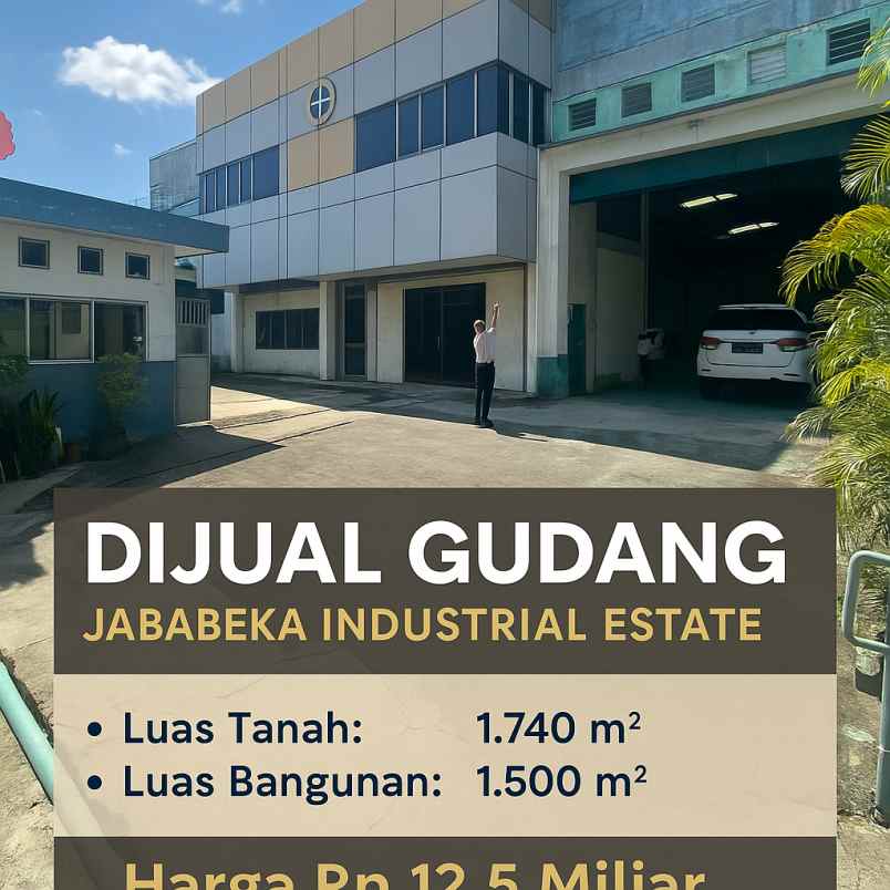 dijual ruko gudang kantor jababeka