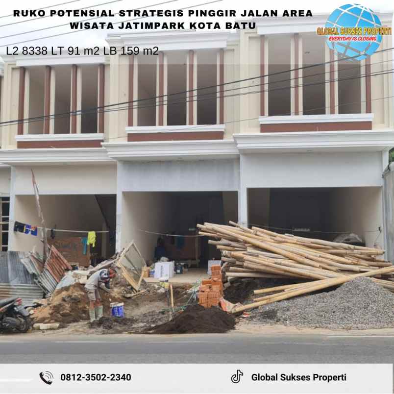 dijual ruko gudang kantor jalan provinsi ir soekarno