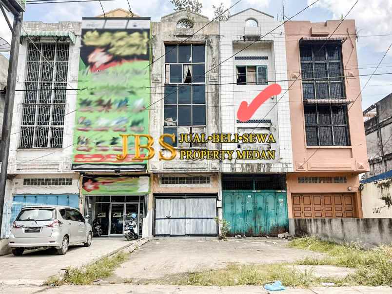 dijual ruko jalan gatot subroto km 8 5 dekat kp lalang