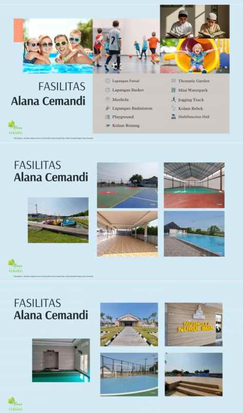 dijual rumah alana cemandi