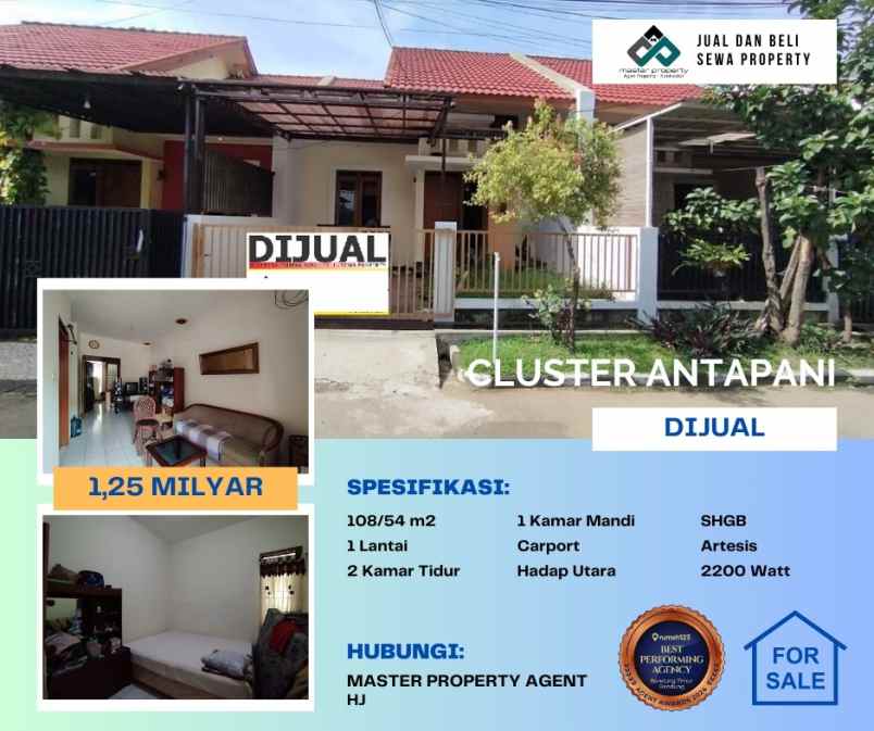 dijual rumah antapani