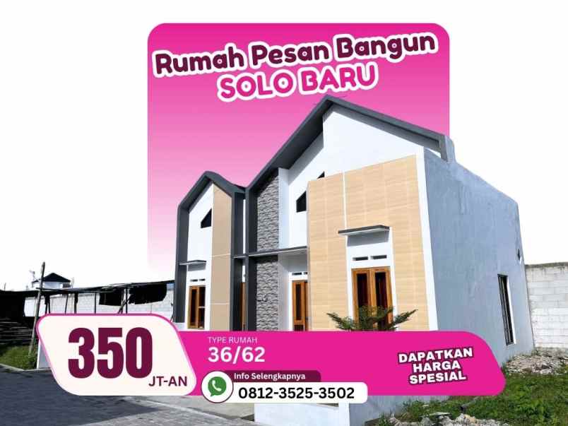 dijual rumah baki sukoharjo