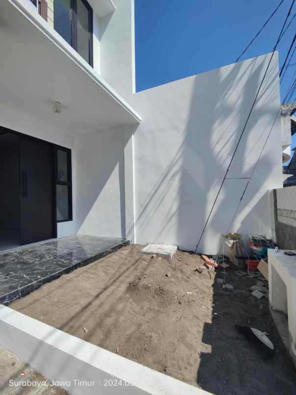 dijual rumah baru wisma permai barat surabaya