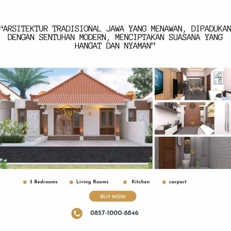 dijual rumah borobudur magelang jawa tengah