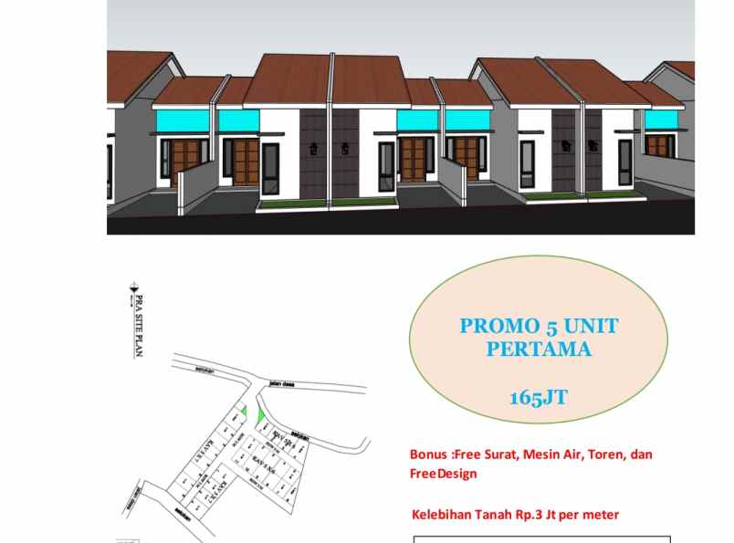 dijual rumah cikaret